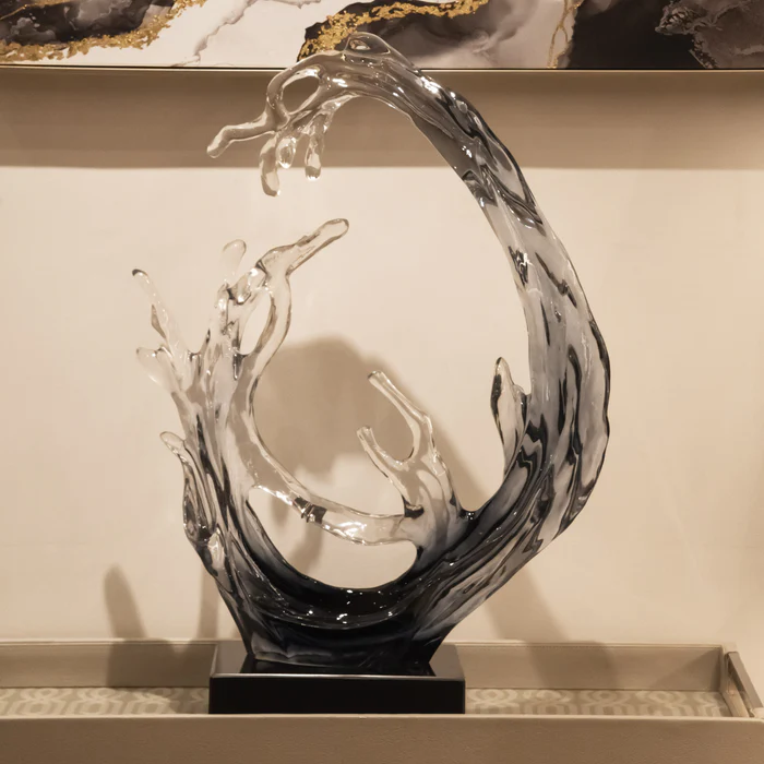 Oceania Grey Resin Decor - Image 2