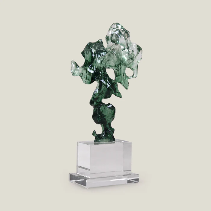 Cascade Green Resin Decor Small - Image 5