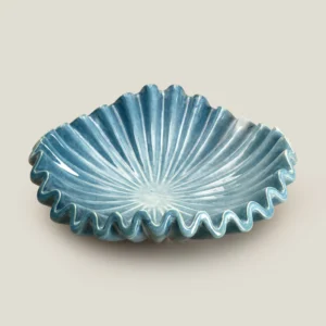 Tidal Blue Porcelain Decor Platter