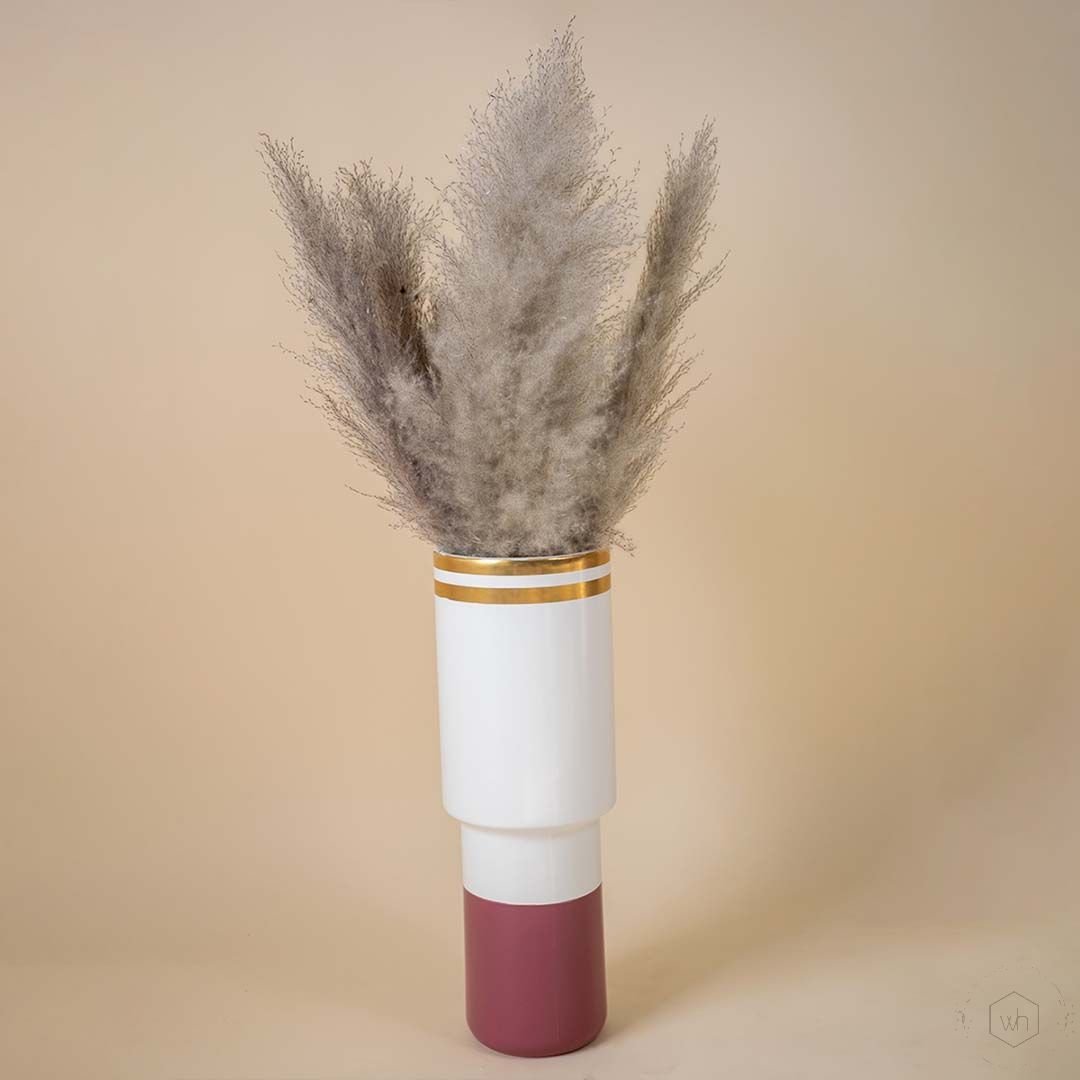 Medium Pampas Grass - Light Grey