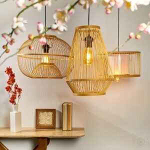 Trumpet Bamboo Pendant Lamp