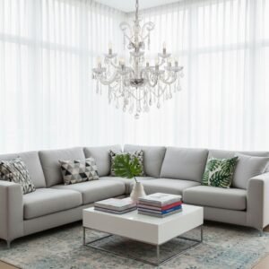 Belmora 12-Light Crystal Chandelier