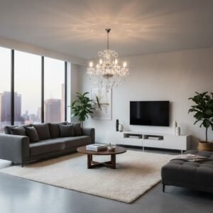 Belmora 6-Light Crystal Chandelier