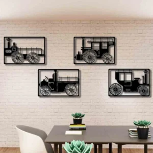 Black Vintage Metal Classic Carriage Collection