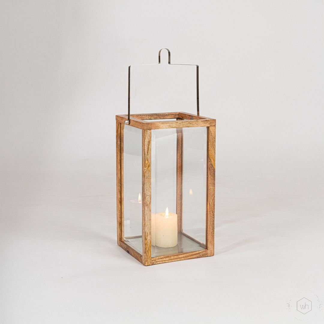 Ingrid Wood Lantern - Image 3