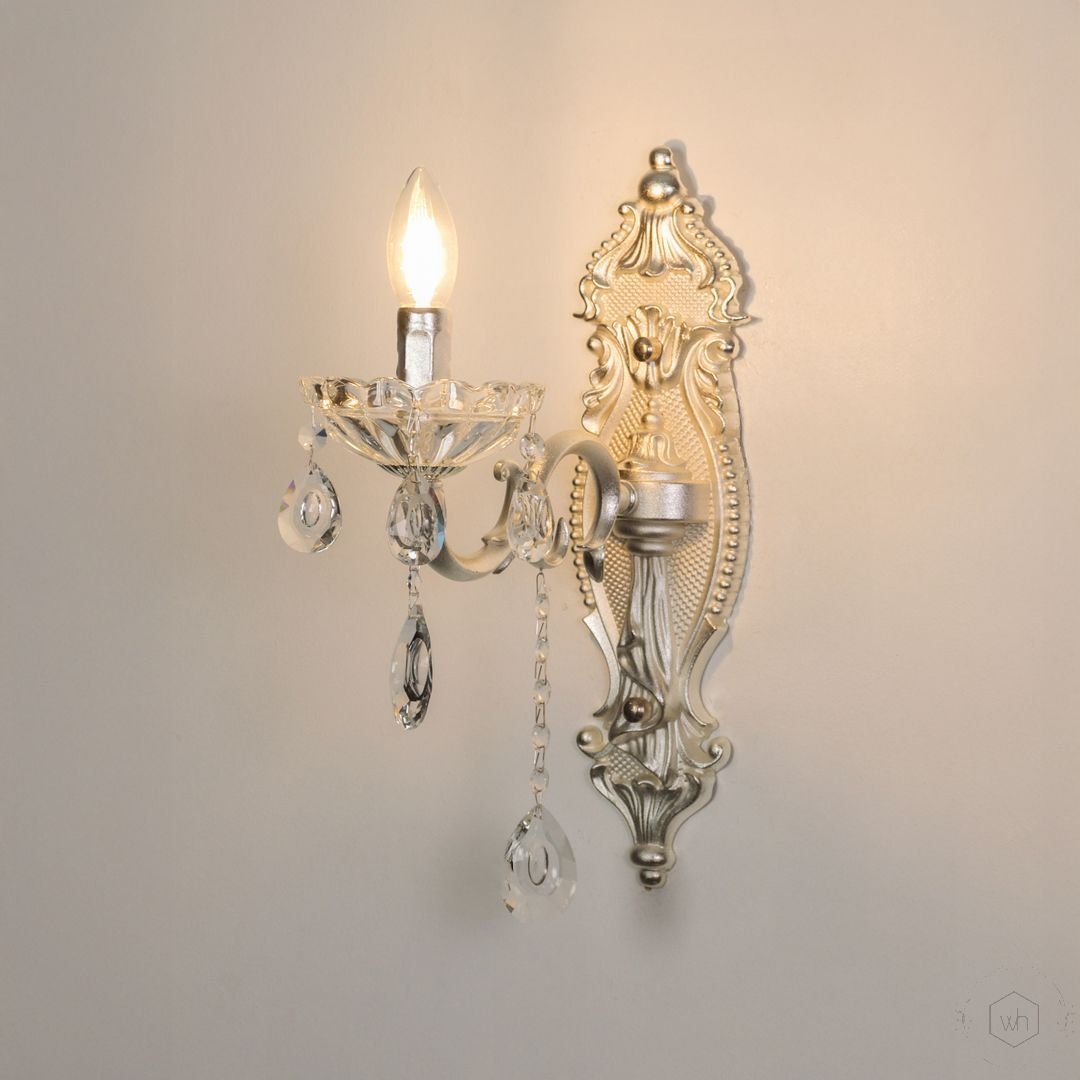 Lumineux 1-Light Crystal Wall Light - Image 2