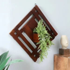 Mango Wood Wall Hanging in Honey Finish