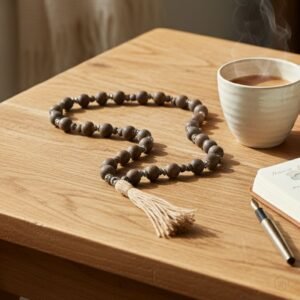 Nina Decorative Wood Bead Garland